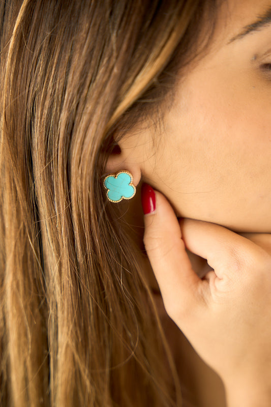 Aretes en forma de Trebol