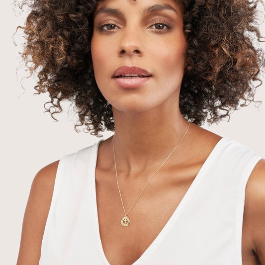 Cadena con Cruz en Oro 14K