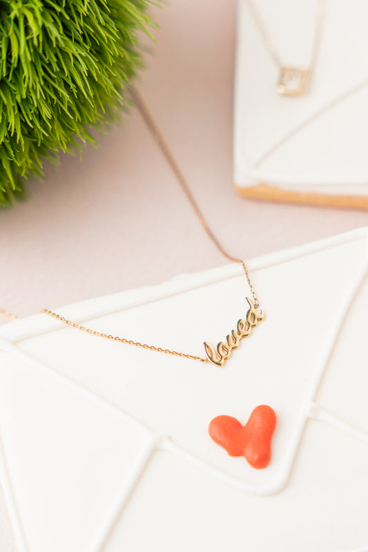 Cadena en oro 14k con tipo dije Ioved